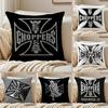 W-West Coast C-Chopper Наволочка из шелковистого короткого плюша для диванной подушки, чехол со скрытой молнией, мягкий пылезащитный чехол для домашнего декора