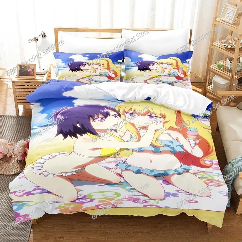 3D Печать Мультяшный Кавайный Gabriel Dropout Удобное Пододеяльник Наволочка Комплект Постельного Белья Детская Спальня Декор Домашний Текстиль