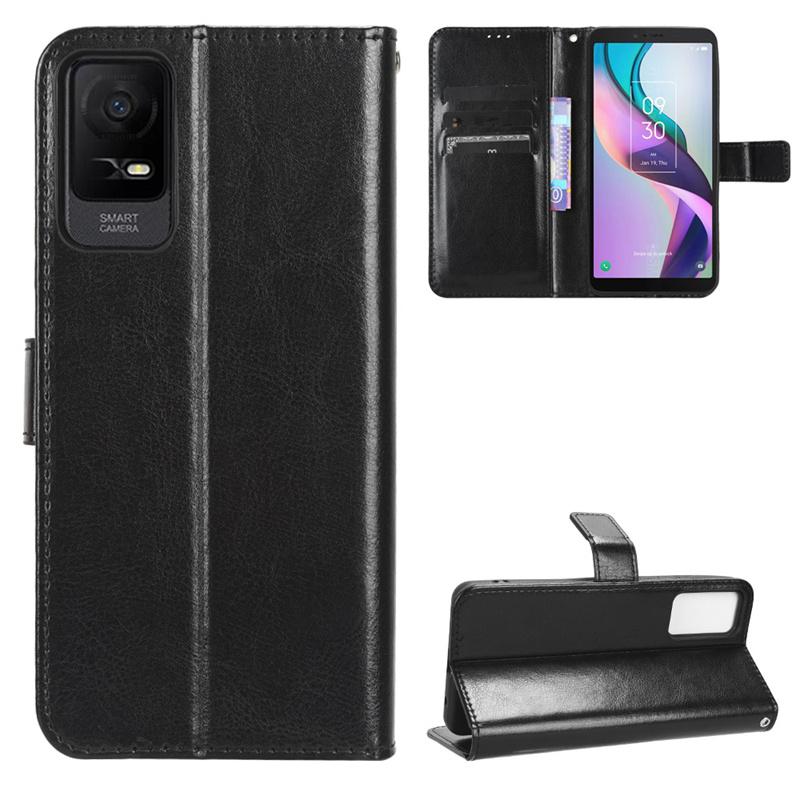 Кожаный флип-чехол для TCL Ion XV Ion Z Stylus 5G Защитный чехол Кошелек Слот для карт Подставка Противоударный держатель Деловой чехол с полной защитой