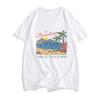 Paradise T Shirts Unisex Prevalent Harajuku Aesthetic Short Sleeve T-shirts 100% Cotton High Quality Tshirts Tropical State of Mind