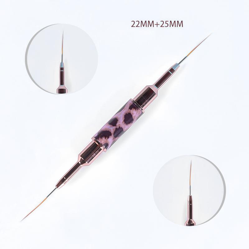 14 Sizes Nail Art Brush Metal Handle Nail Liner Brush Stripe Pattern Painting Brush Acrylic UV Gel Extension Drawing Carving Pen