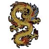 Dragon Patch Lace Embroidery Embossed Sew On Applique DIY Craft Clothes Decor