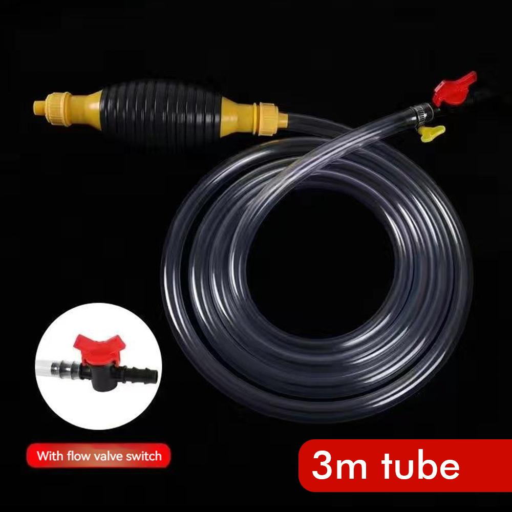 Hand Fuel Pump Universal Car Portable Manual Fuel Absorber Automobile Pump Transfer Emergency Siphon Pump Car Accessories