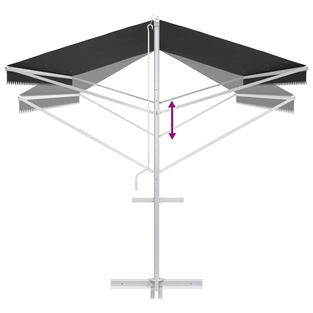 Freestanding Awning Anthracite 6 x 3 m Polyester