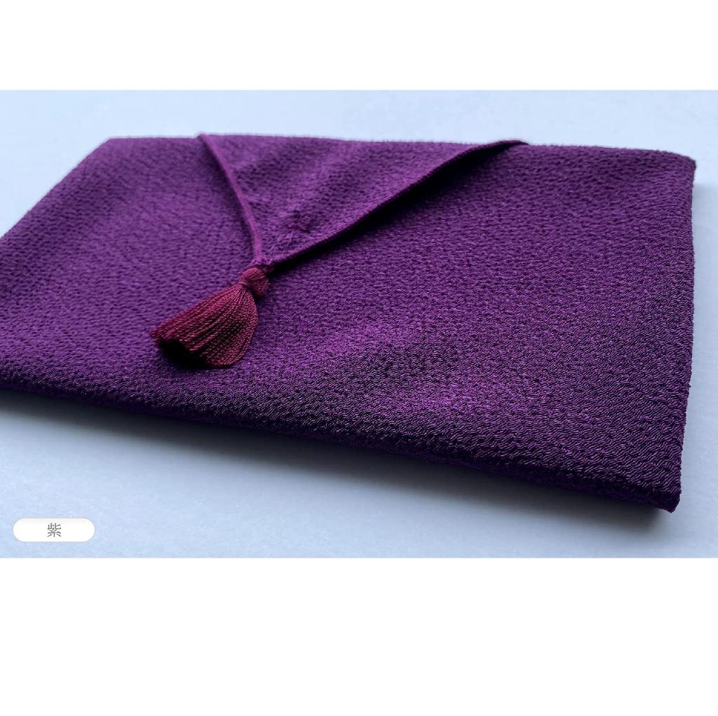 Matthew's Polyester Chirimen Fukusa with Tassel, Made In Japan, for Men and Women, Suitable for Gift Envelopes, Weddings, Condolence Envelopes, and