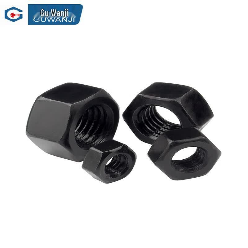 Guwanji High Strength Black Hex Nuts