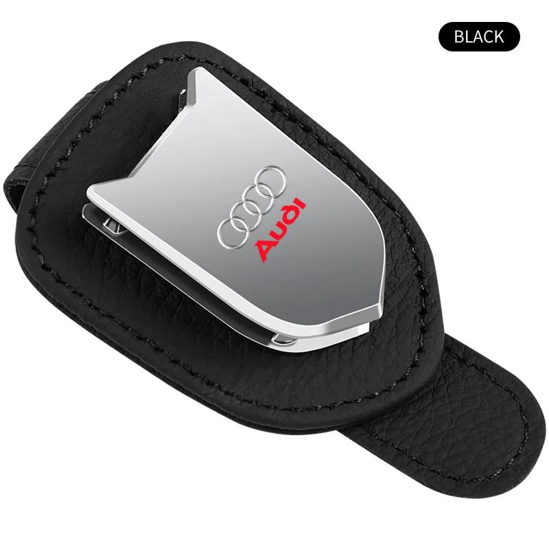 Car Sunglasses Holder Car Clip Card Ticket Holder Mount For a2 A3 A4 A5 A6 A7 A8 S4 S6 A4L A6L 4B0601170A Auto Accessories