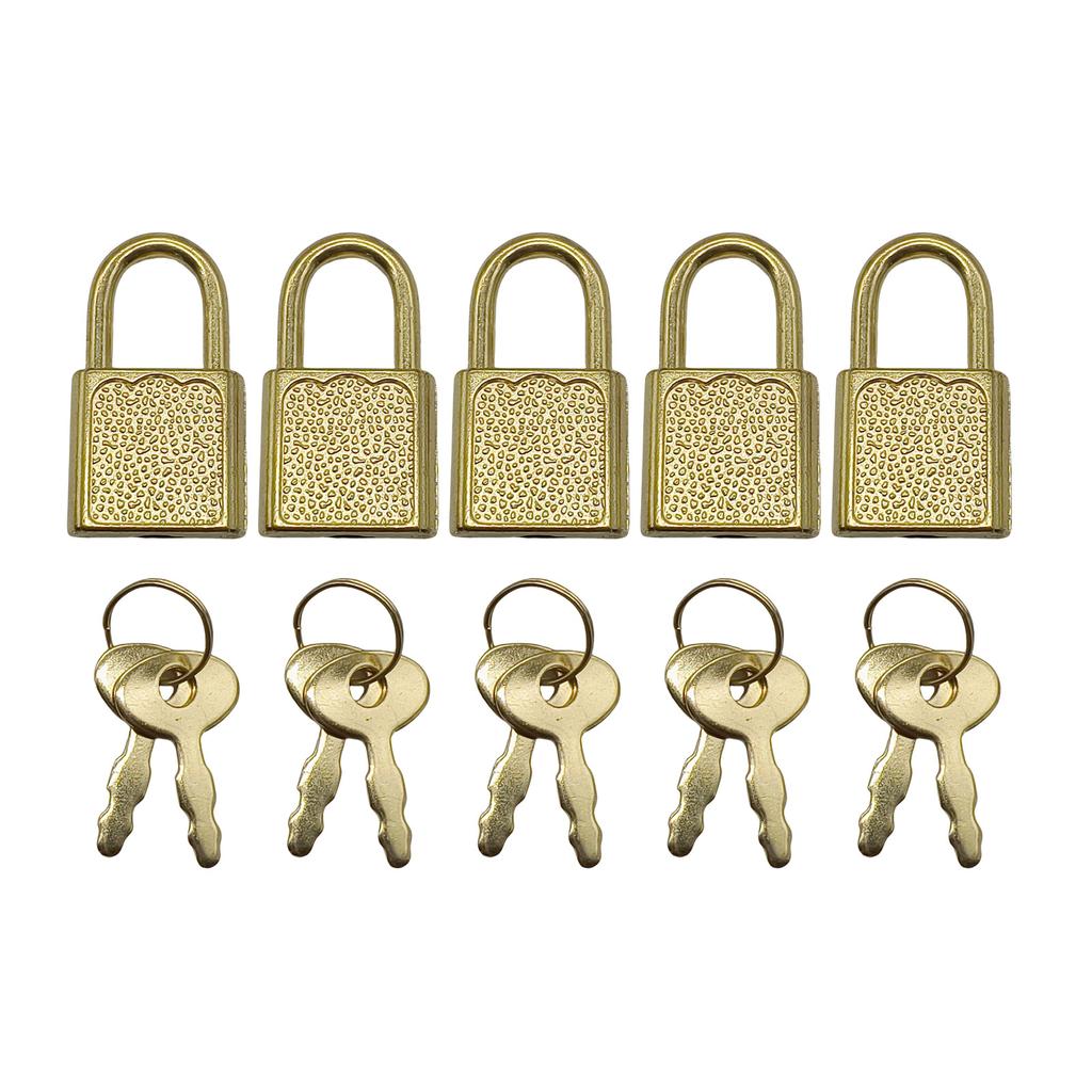 5 шт. цинковый сплав навесной замок портативный чемодан шкафчик защитный замок небольшой багажный ящик замок с ключами дневник навесные замки ключ замок
