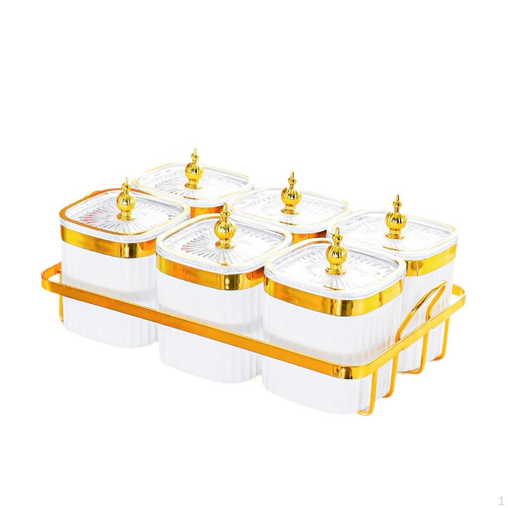 Блюдо для сухофруктов, стильное украшение в скандинавском стиле с крышкой, блюда для закусок, контейнеры для специй для печенья