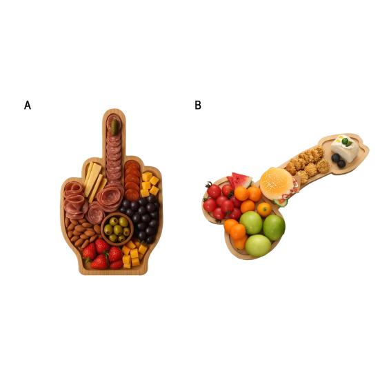 Забавная аперитивная доска Оригинальное блюдо для закусок и сырная доска Деревянные кухонные приборы Вино Фрукты Мясо Сыр Блюдо для закусок Вечеринка Подарок-прикол