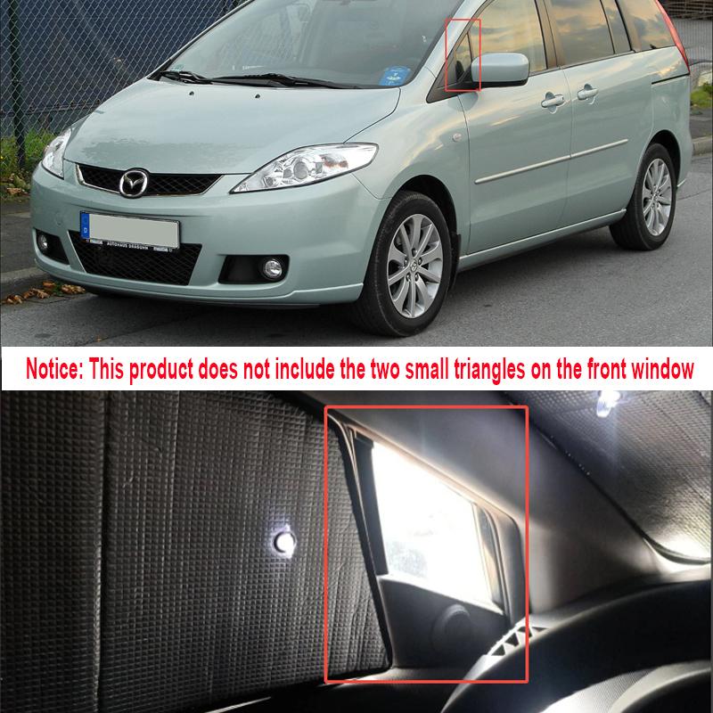 Полный солнцезащитный козырек для автомобиля Mazda 5 Mazda5 CR Premacy Ford i-Max 2005 2006 2007 2008 2009 Автоаксессуары Наклейки-парасоль Солнцезащитный козырек