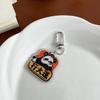 Cartoon Panda Keychain: Cute Acrylic Pendant for School Bags