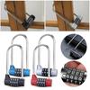 Кодовый замок для багажа, пароль, навесной замок, 4-значный кодовый замок, замок для двери спортзала, замок с удлиненной дужкой
