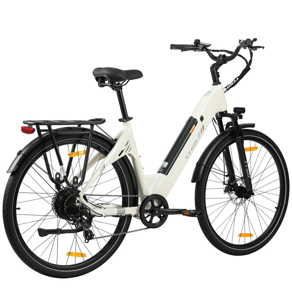 TTGO C3 SE Urban Commuting Electric Bicycle For Adult 28 Inch Tires 250W Motor 36V20Ah Battery Multi Terrain E-Bike With All-Terrain Braking
