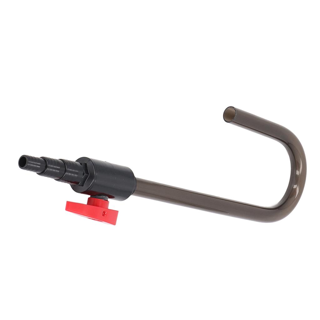Aquarium Water Filler Tube Wall Mounted Automatic Top Off Water Refiller Pipe for 3/8 1/2 3/4 Hose