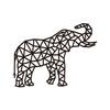 Wooden Wall Puzzle - Elephant 73.3 Cm