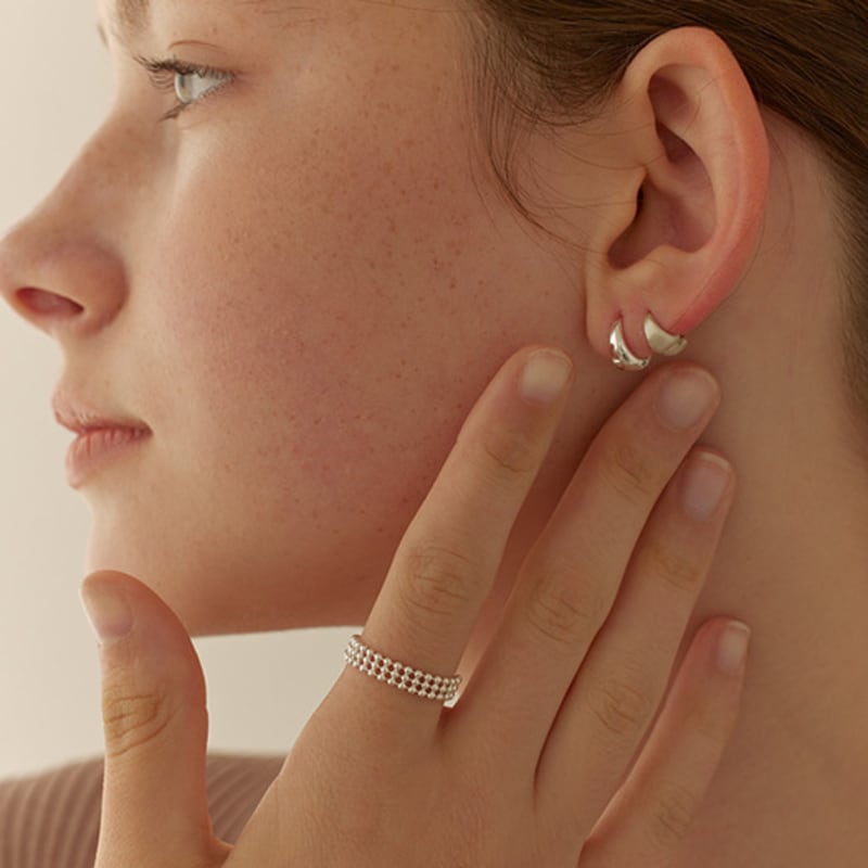 Lewe Triple ball chain ring