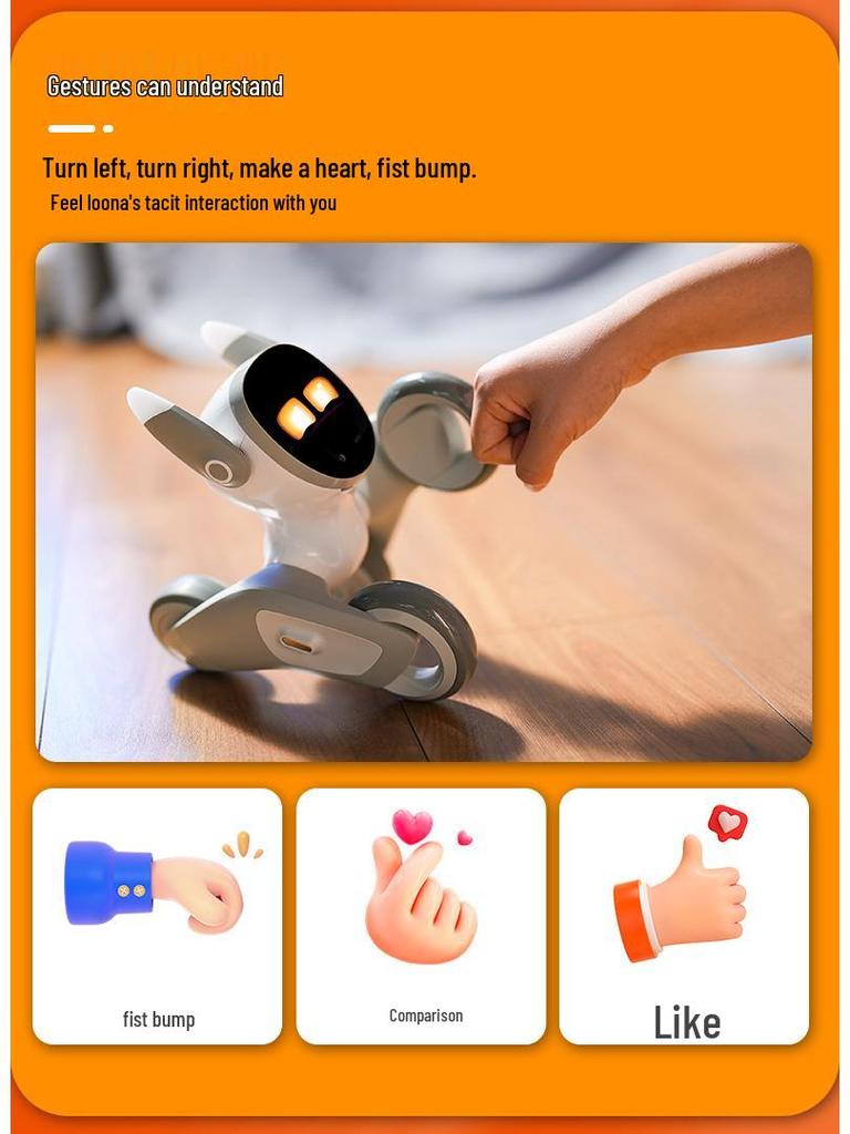 Робот Loona AI: Программируемый, высокотехнологичный голосовой разговор с подлинной интеграцией ChatGPT.