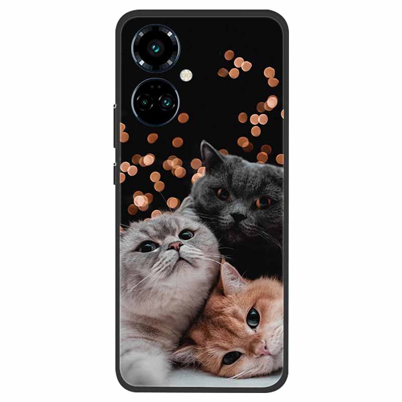 For Fundas Tecno Camon 19 / 19 Pro Case Camon19 Neo Black Bumper Silicone Soft Case For Tecno Camon 19 Neo Pro 4G 5G TPU Coque