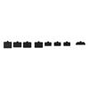 9Pcs Game Console Rubber Dust Protector Dust Plug for PS5 Slim Antidust Cover Gaming Accessories Dustproof Plug Black