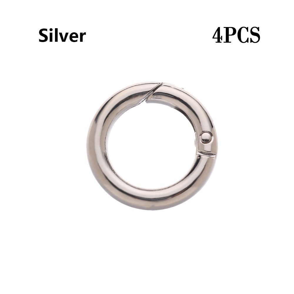 Золото серебро Крючки из цинкового сплава Круглые пружинные защелки-триггеры Пряжки с О-образным кольцом Карабин Кошельки Сумки Защелка-зажим Пряжка для ремня сумки