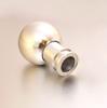 nakira Shift nkr1085 10-speed Knob, MT, Round, Universal, 8mm, 10mm, 12mm, (Silver)