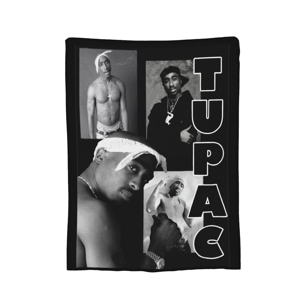 Poetic Justice Flannel Blankets Tupac 2pac Hip Hop Singer Fashion Throw Blanket for Home Rug Piece,