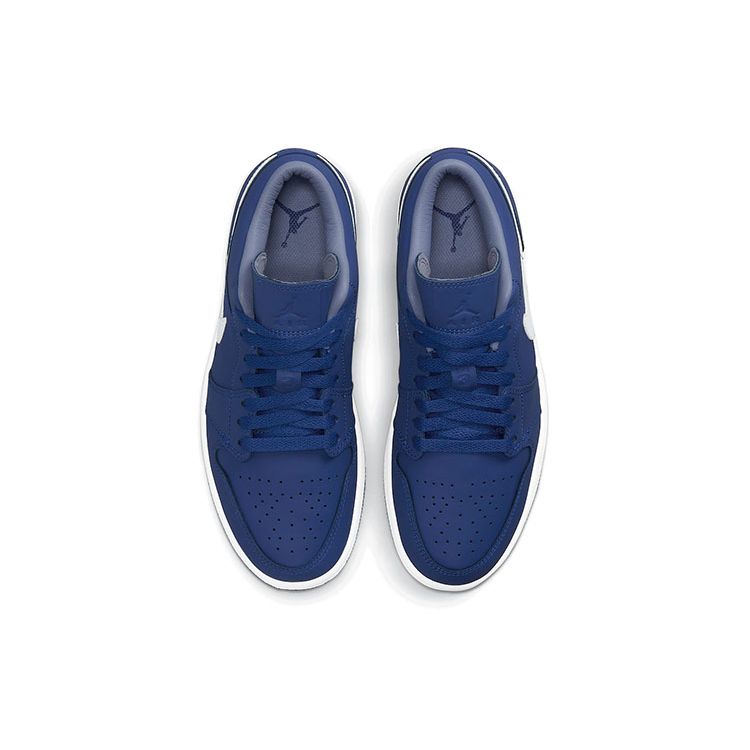 Air Jordan 1 Low SE Deep Royal Blue Женские кроссовки Железно-фиолетовый белый DA8008-401