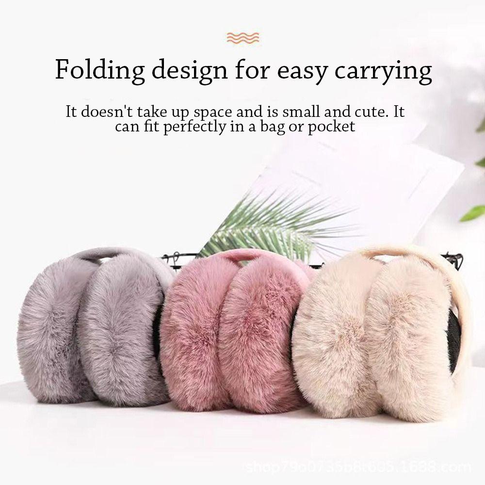 Защита ушей, теплые плюшевые уши, теплые зимние складные наушники для мужчин и женщин