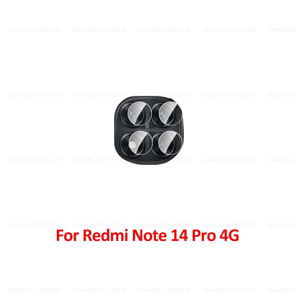 3Pcs Camera Lens Glass For Xiaomi Redmi Note 14 15 Pro 5G Camera Protector Note14 Note15 Pro+ Note14Pro Plus 14Pro 15Pro 4G Film 4