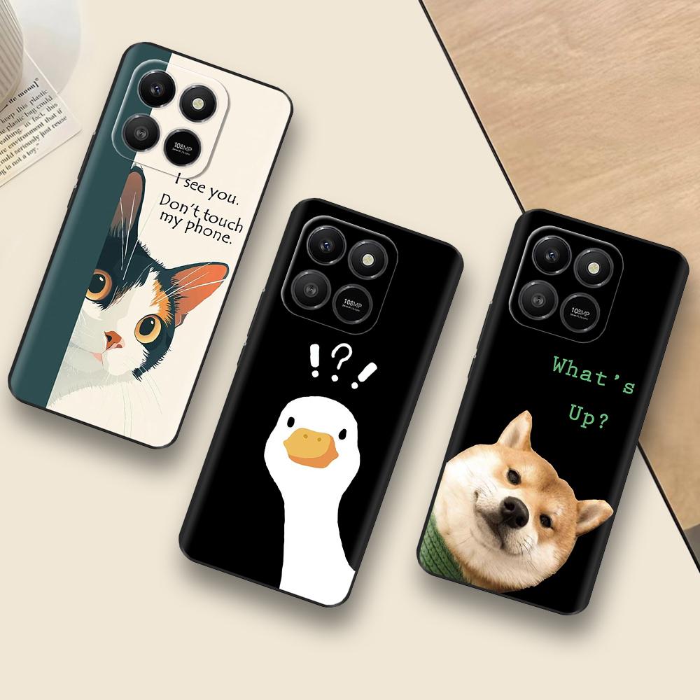 Shockproof Case Funda for Honor 400 Smart 5G Case for Honor X7D 4G 5G Cute Back Cover Soft Silicon Bumper Protection Phone Capa