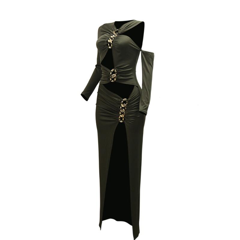 Женское модное облегающее платье сексуальное платье с разрезом платье