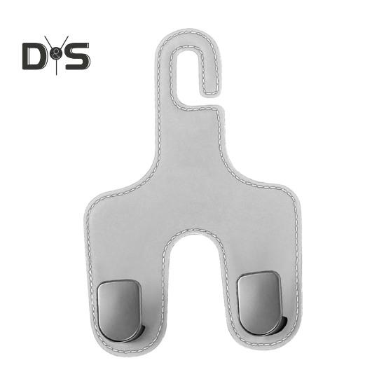 Двойные крючки на спинку автомобильного сиденья, высокая прочность, сильная несущая способность, простая установка, скрытый многофункциональный органайзер для хранения, крючок-вешалка