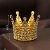Мини-корона из сплава, корона принцессы, детские аксессуары для волос, день рождения, фестиваль, представление, вечеринка, инструмент для украшения торта
