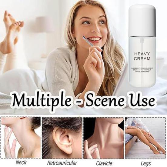 Духи с ароматом кокоса и ванили 50 мл, дезодорант для волос, спрей, стойкий ароматизатор для тела и волос, портативный парфюм с ароматом ванили и кожи, многоцелевой ароматизатор-спрей