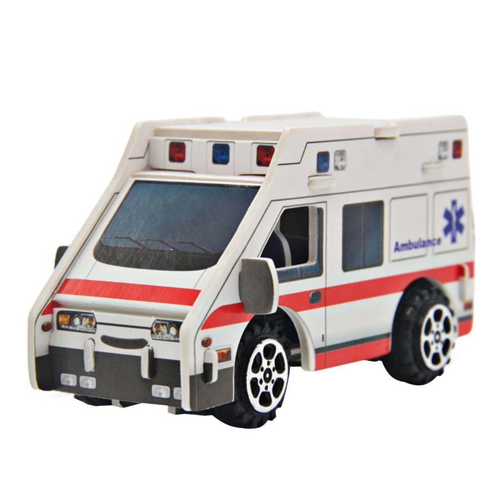 Бумажный мультяшный домик Бумажный игрушечный домик 3D-пазл Игрушечный автомобиль Подарки на день рождения