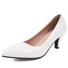 Fashion Fashion Medium Heeled Shoes Ladies Pumps Large Size Women's High Heels Red White Black White Party Office Wedding Shoes Female