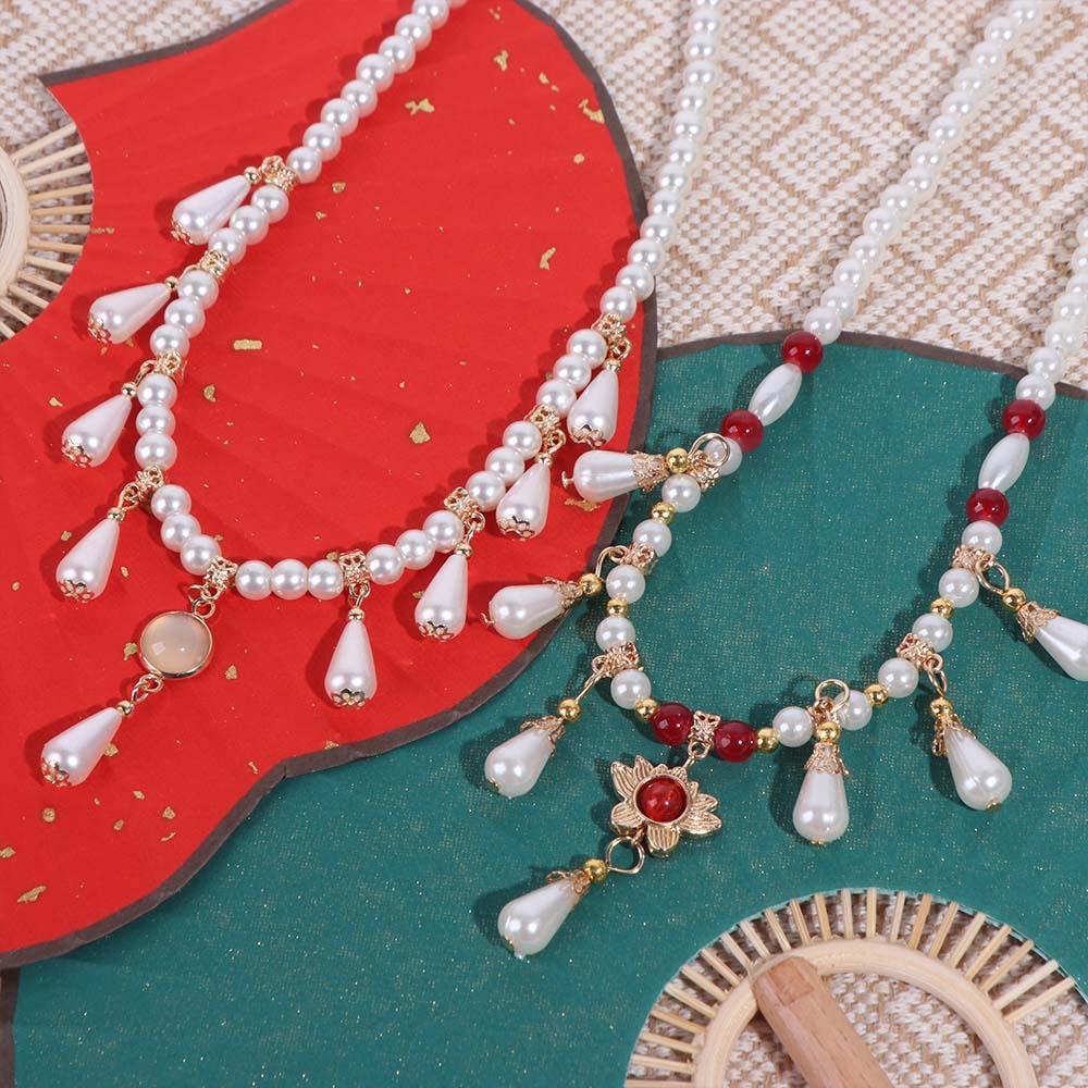 Vintage Hanfu Necklaces Exquisite Cheongsam Necklace Vintage Chinese Style Necklace Jewelry