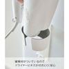 Yamazaki Magnetic Hair Dryer Holder White, Approx. W10 x D10.5 x H20cm, Tower Series