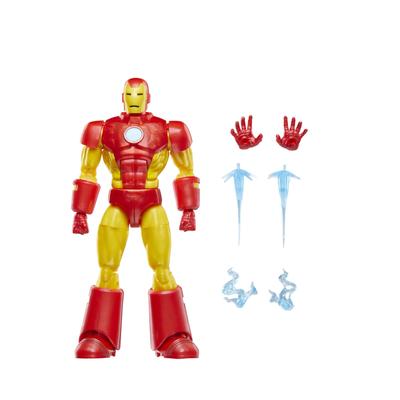 Hasbro Marvel Comics Железный Человек (Модель 09), Коллекционная 6-дюймовая коллекция комиксов «Железный человек» (15см) Фигурка Действия, Ретро Дизайн, Упаковка Блистер F9028 Оригинальный Продукт
