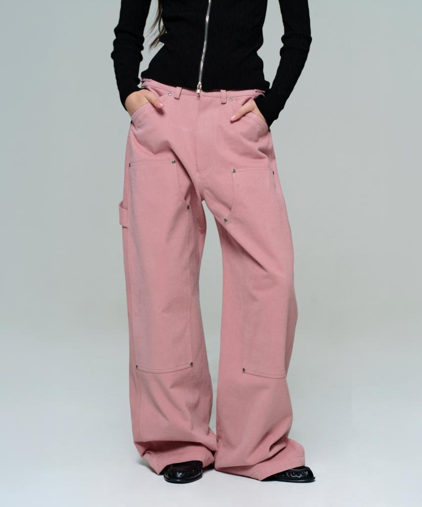 ERA Women Wide Carpenter Pants - Dusty Pink