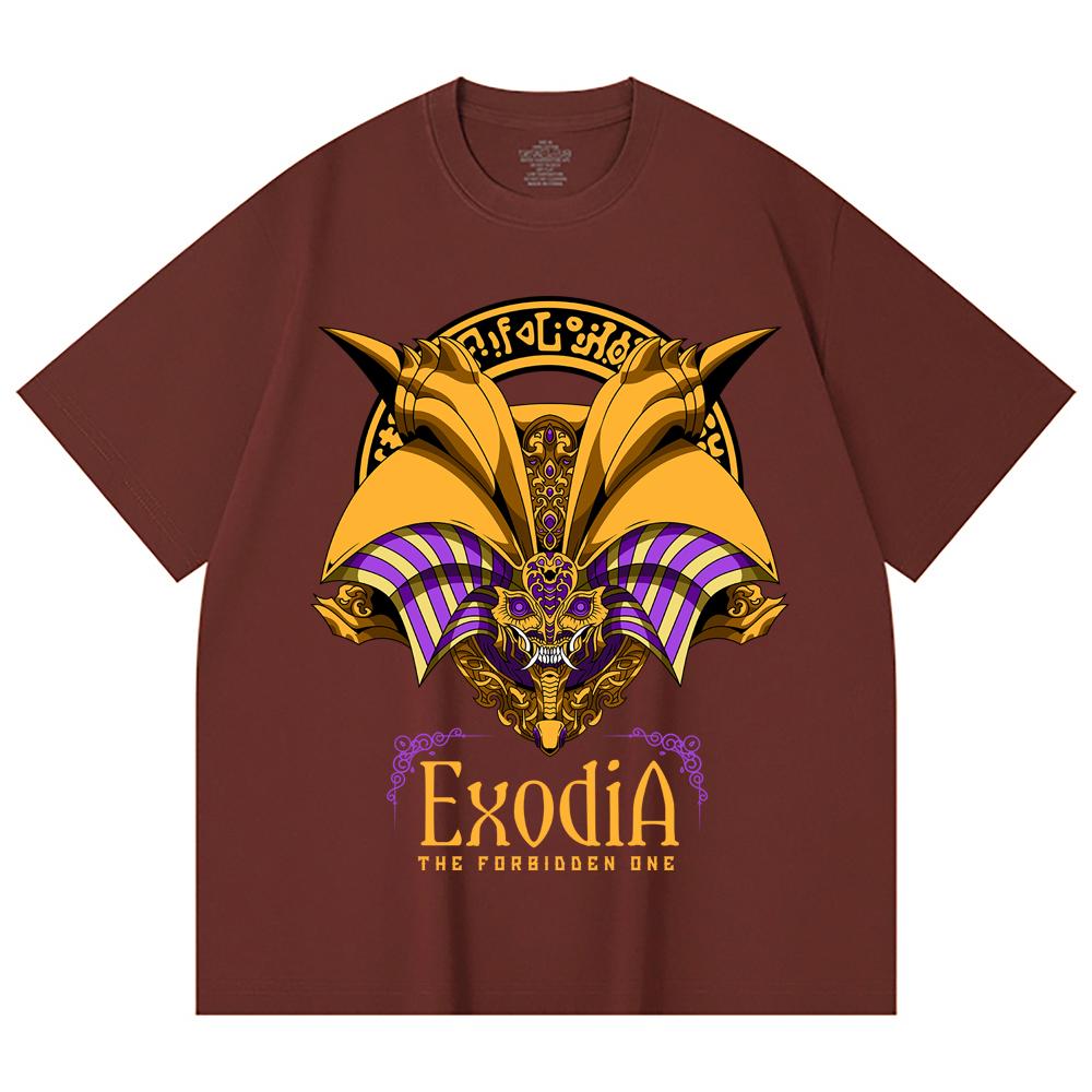 230 Gsm 100% Cotton Yu-Gi-Oh V2 Exodia Print Unisex Heavy Cotton T Shirt