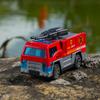 Mini Compact Fire Truck Model Vehicle Exquisite Alloy Car Set Series Desktop Collection Ornaments Children'S Holiday Toy Gifts
