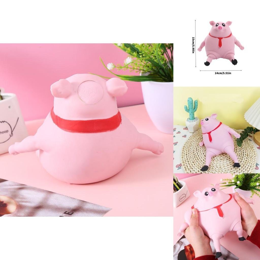 Cute And Stretchy Tpr Piggy Toy With Memory Sand For Sensory Play