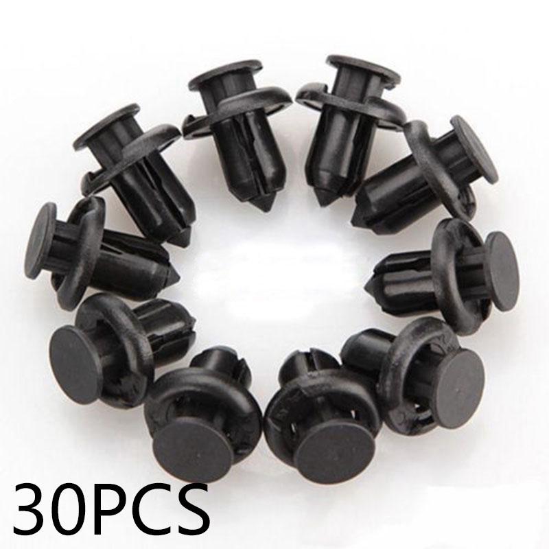 30x Fastener Push Fender Retainer Bumper Clip Kits For Honda Accord Civic CR-V