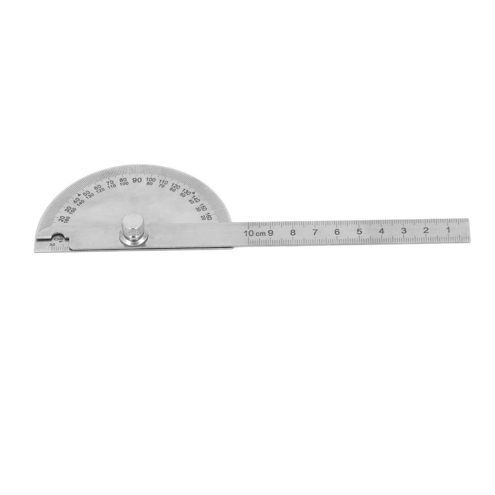 0-180 Degrees Angle Finder Ruler Round Head Measuring Tool Adjustable Protractor For Craftsman