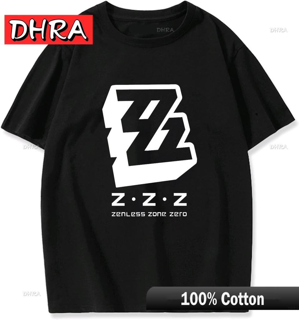 Kawaii Zenless Zone Zero TShirt ACG ARPG Game Fans Cosplay Graphic T Shirt Cotton Casual Fashion Streetwear Man Women Tshirt