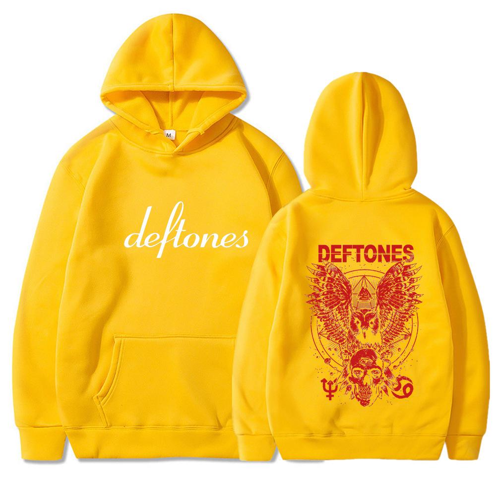 Толстовки с капюшоном Мужская мода Длинный рукав Deftones Дизайн бренда Толстовки Толстовки Женские повседневные Harajuku Streetwear Пуловеры Sudaderas