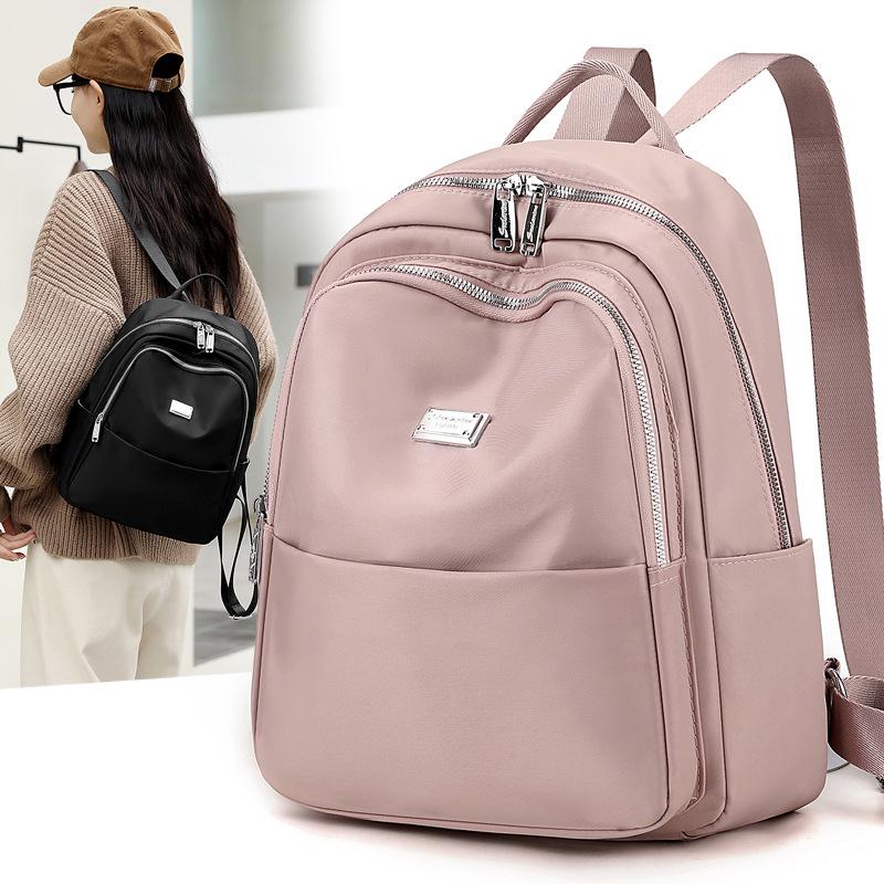 Women Nylon Backpack Student Schoolbag Mother Travel Bag