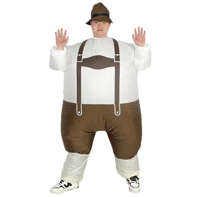 Надувной костюм толстого повара для трансграничной рождественской вечеринки